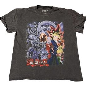 Men”sYu-Gi-Oh! Graphic T-Shirt - Black size L